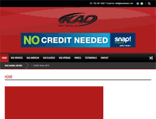 Tablet Screenshot of kaowheels.com